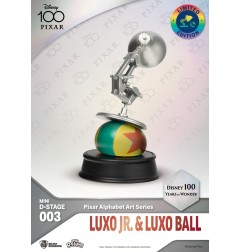 Disney - Assortiment statuettes Mini Diorama Stage 100 Years of Wonder Pixar Alphabet Art 10 cm (6)