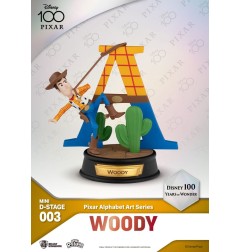 Disney - Assortiment statuettes Mini Diorama Stage 100 Years of Wonder Pixar Alphabet Art 10 cm (6)