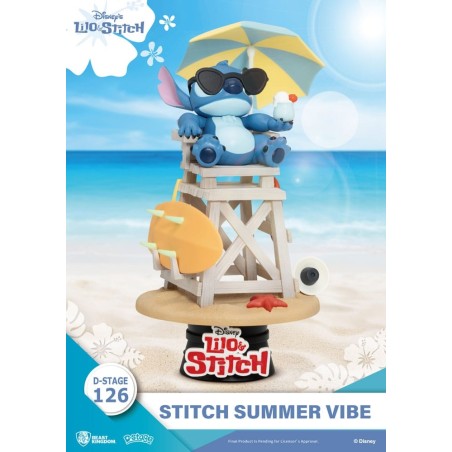 Lilo & Stitch - Disney diorama PVC D-Stage Stitch Summer Vibe 16 cm