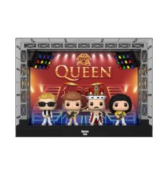 Queen - Pack 4 POP Moments Deluxe Vinyl figurines Wembley Stadium