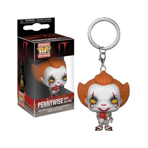 « Il » est revenu 2017 - Porte-clés Pocket POP! Pennywise avec Ballon 4 cm