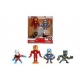 Avengers - Pack 4 figurines Diecast Nano Metalfigs 6 cm