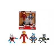 Avengers - Pack 4 figurines Diecast Nano Metalfigs 6 cm