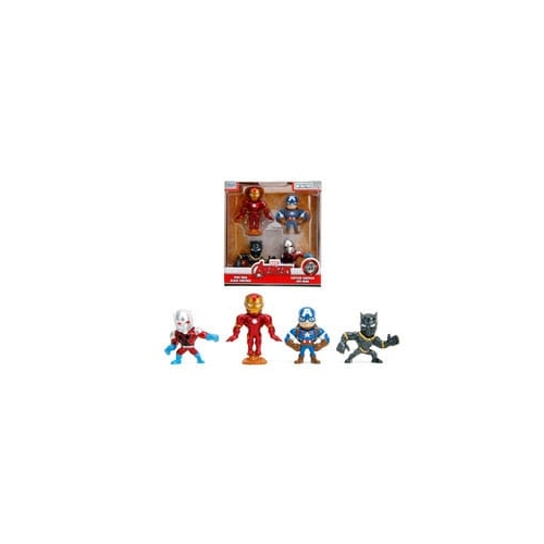 Avengers - Pack 4 figurines Diecast Nano Metalfigs 6 cm
