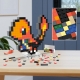 Pokémon - Jeu de construction MEGA Salaméche Pixel Art