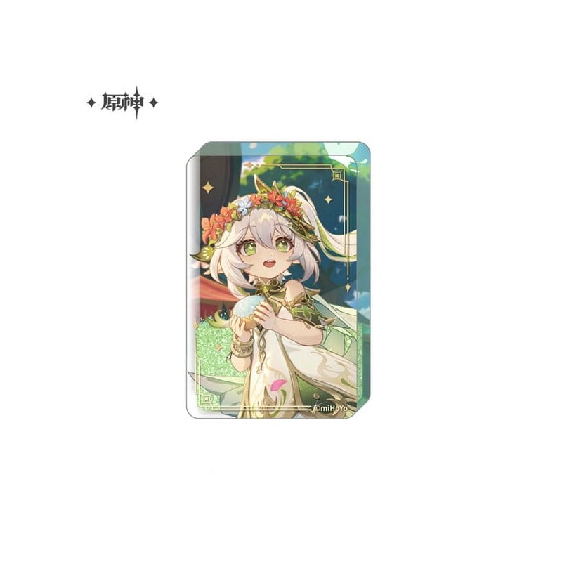 Genshin Impact - G Ornement en acrylique avec paillettes Nahida 8,5 cm