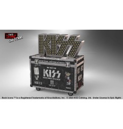 Kiss - Statuette Rock Ikonz On Tour caisse de tournée + décor de scène Alive! Tour