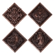 Resident Evil VIII - Pack 4 médaillons House Crest Limited Edition