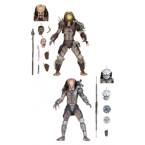 Predator Bad Blood - Pack 2 figurines Ultimate Bad Blood & Enforcer 20 cm