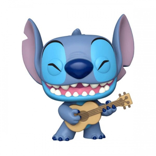 Lilo & Stitch - Figurine POP! Super Sized Jumbo Stitch w/Uke 25 cm