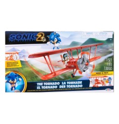 Sonic The Hedgehog - Assortiment figurines Sonic The Movie 2 Sonic & Tails in Plane 6 cm