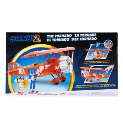 Sonic The Hedgehog - Pack figurines Sonic The Movie 2 Sonic & Tails en avion 6 cm