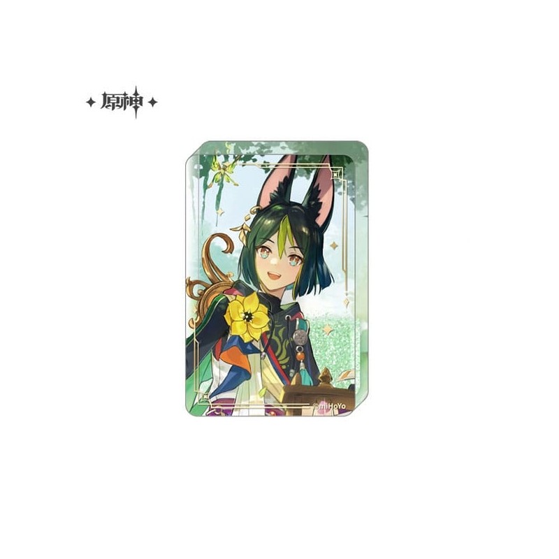 Genshin Impact - G Ornement en acrylique avec paillettes Tighnari 8,5 cm