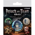 L'Attaque des Titans - Pack 5 badges L'Attaque des Titans Season 4
