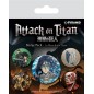 L'Attaque des Titans - Pack 5 badges L'Attaque des Titans Season 4