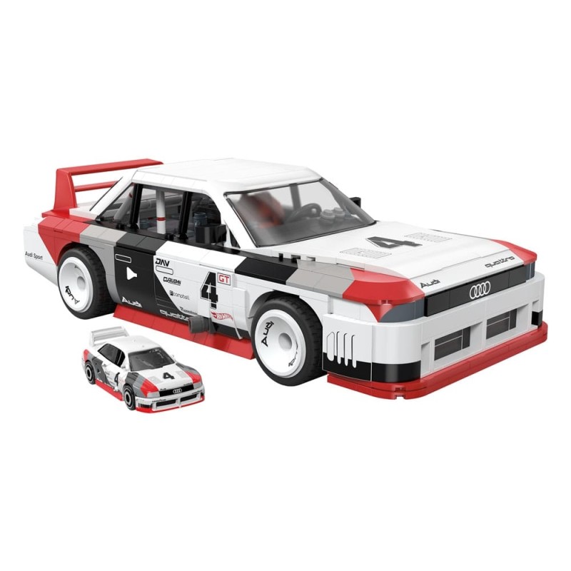 Hot Wheels - Jeu de construction MEGA 1/15 Audi 90 Quattro IMSA GTO 29 cm