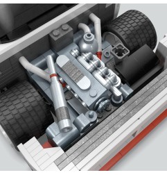 Hot Wheels - Jeu de construction Hot Wheels MEGA 1/15 Audi 90 Quattro IMSA GTO 29 cm