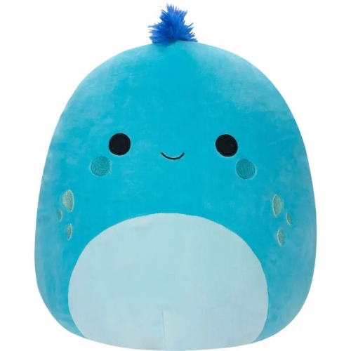 Squishmallows - Peluche Cyan Blue Iguana with Blue Hair Djimon 40 cm