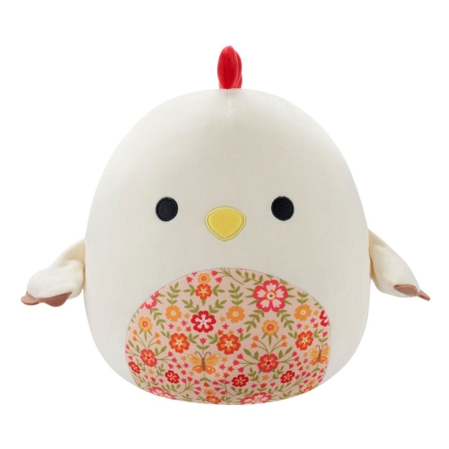 Squishmallows - Peluche Beige Rooster with Floral Belly Todd 30 cm