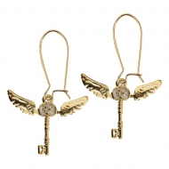 Harry Potter - Boucles d'oreille Winged Keys