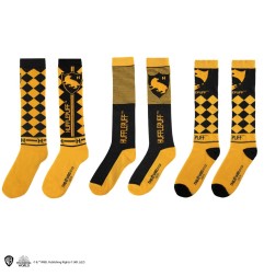 Harry Potter - Pack 3 paires de chaussettes Poufsouffle