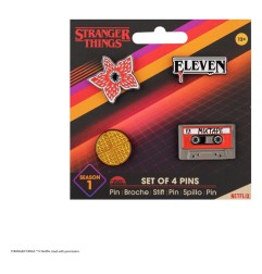Stranger Things - Pack 4 pin's Season 1