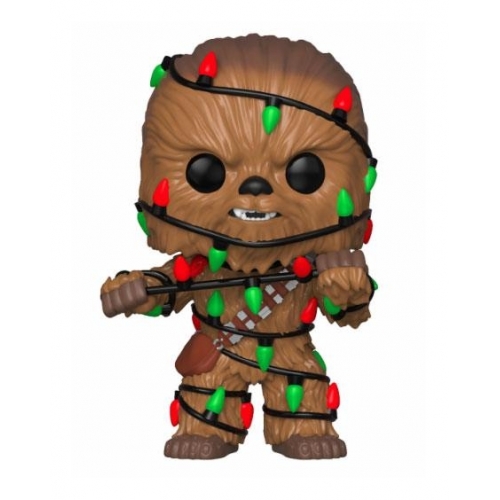 Star Wars - Figurine POP! Holiday Chewbacca with Lights 9 cm