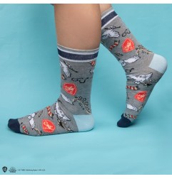 Harry Potter - Pack 3 paires de chaussettes Hedwig