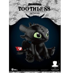 Dragons - Tirelire Piggy Vinyl Toothless 34 cm
