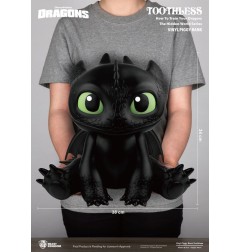 Dragons - Tirelire Piggy Vinyl Toothless 34 cm
