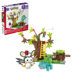 Pokémon - Jeu de construction MEGA Bois Jolis d'Emolga et Bulbizarre
