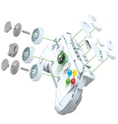 Microsoft Xbox 360 - XBOX jeu de construction MEGA 3/4 Console XBOX 360