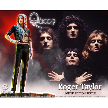 Queen - Statuette Rock Iconz Roger Taylor II (Sheer Heart Attack Era) 23 cm