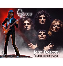 Queen - Statuette Rock Iconz John Deacon II (Sheer Heart Attack Era) 23 cm
