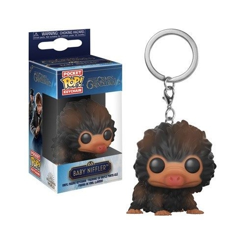 Les Animaux fantastiques 2 - Porte-clés Pocket POP! Baby Niffler (Brown Multi) 4 cm4 cm