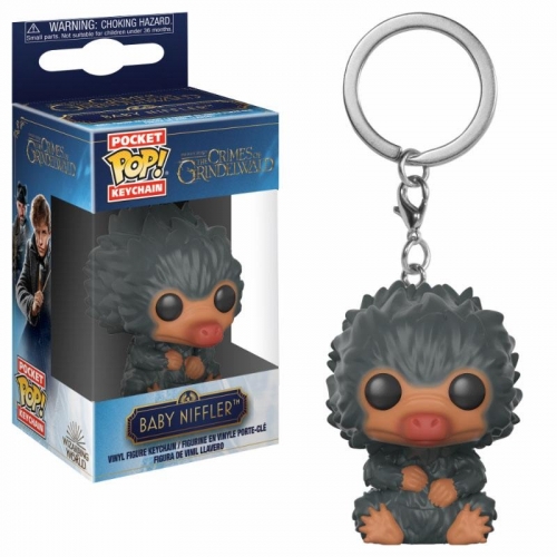 Les Animaux fantastiques 2 - Porte-clés Pocket POP! Baby Niffler (Grey) 4 cm