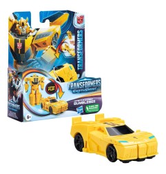 Transformers EarthSpark 1-Step Flip Changer - Figurine Bumblebee 10 cm