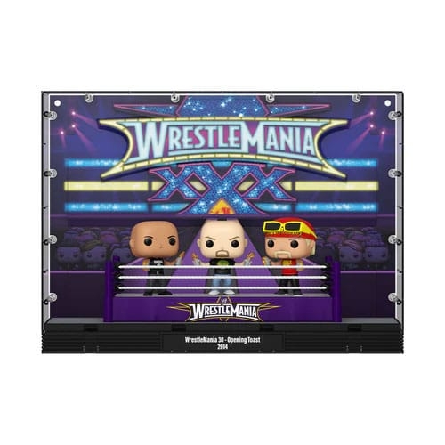 WWE - Pack 3 figurines POP! Wrestlemania 30 Opening Toast