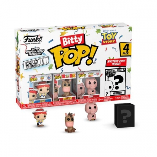 Toy Story - Pack 4 figurines Bitty POP! Jessie 2,5 cm