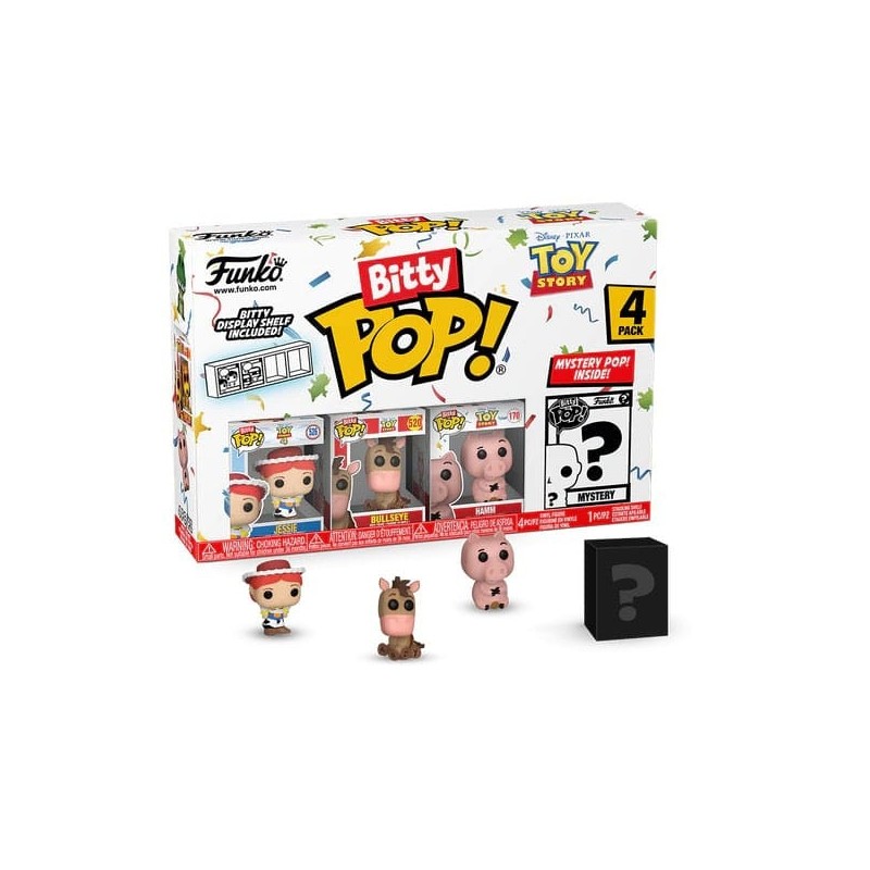 Toy Story - Pack 4 figurines Bitty POP! Vinyl Jessie 2,5 cm