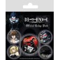 Death Note - Pack 5 badges Characters Death Note - Pack 5 badges Characters