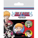 Bleach - Pack 5 badges Chibi Characters