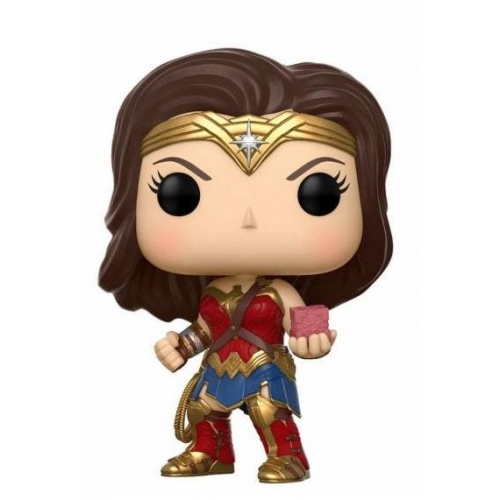 Justice League - FigurinePOP!  Wonder Woman with Mother Box 9 cm
