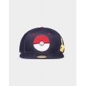 Pokémon - Casquette Snapback Denim Logo Pokémon