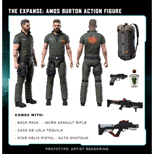 The Expanse - Figurine Amos Burton 20 cm