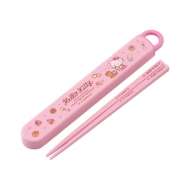 Hello Kitty - Baguettes avec boîte Sweety pink 16 cm