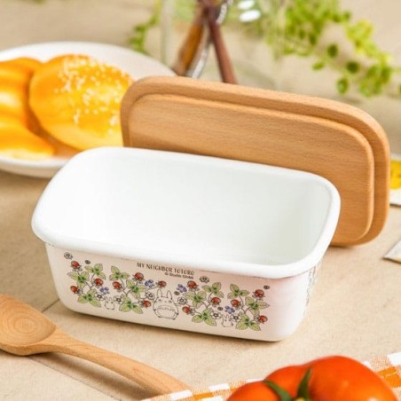 Studio Ghibli - Mon voisin Totoro beurrier avec couvercle en bois Soot Sprites 500 ml