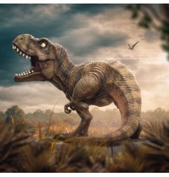 Jurassic Park - Figurine Mini Co. PVC T-Rex Illusion 15 cm