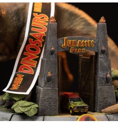 Jurassic Park - Figurine Mini Co. T-Rex Illusion Deluxe 15 cm