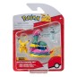 Pokémon - Pack 3 figurines Battle Figure Set Machoc, Pikachu 1, Alolan Grotadmorv 5 cm